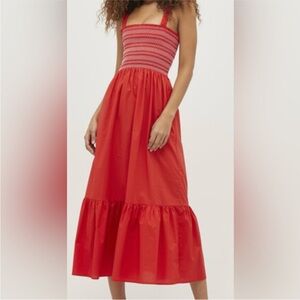 Hill House Red Anjuli Nap Dress